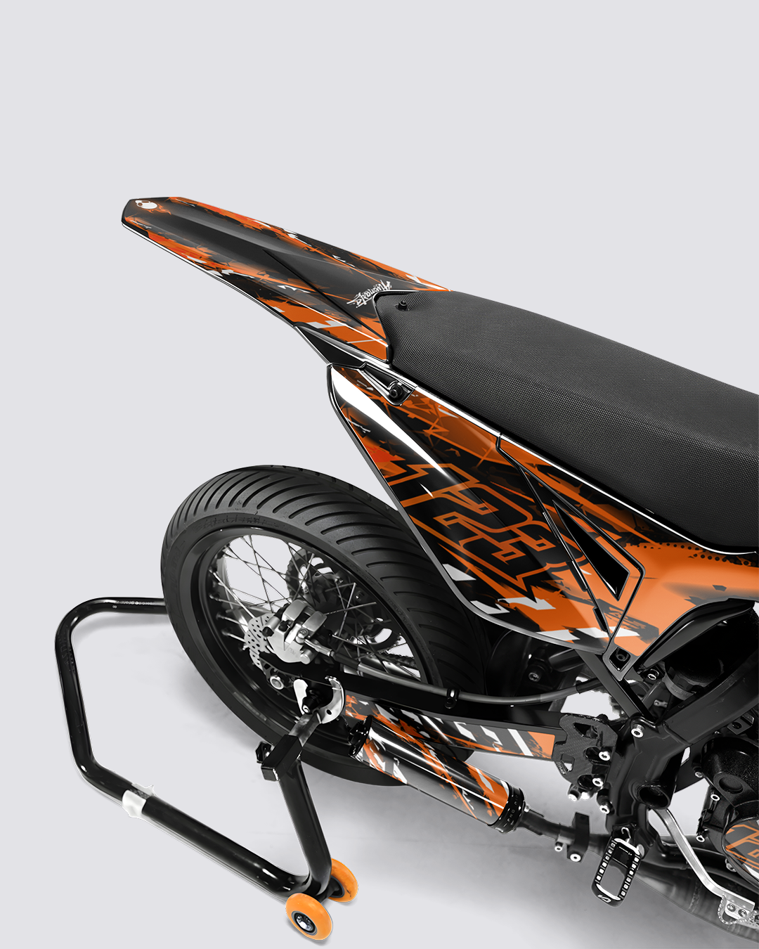 ROGUE - Kit deco SHERCO 50cc - Orange — vue de dos