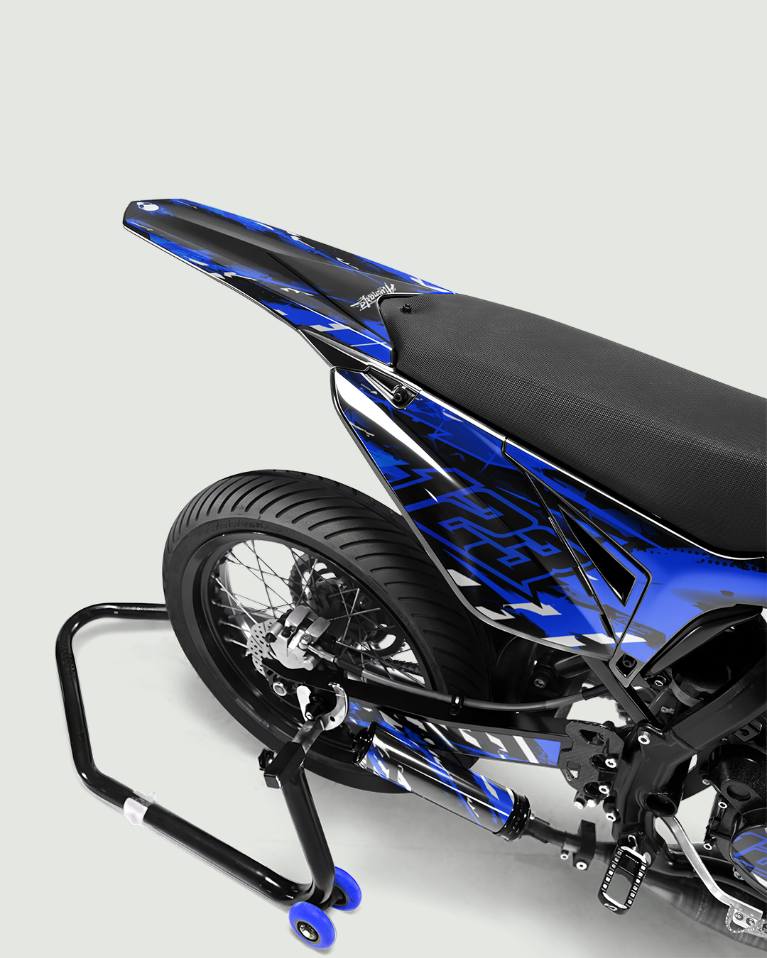 ROGUE - Kit deco SHERCO 50cc - Bleu — vue de dos