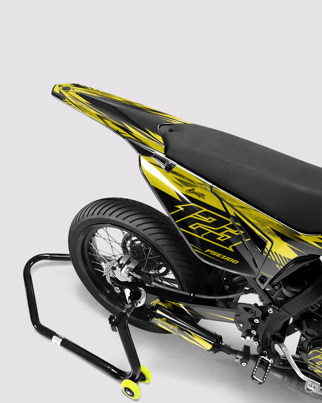 REAPER - Kit deco SHERCO 50cc - Jaune — vue de dos