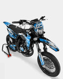 AUROPE - Dekorationsset SHERCO 50cc - Blau