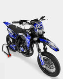 AUROPE - Dekorationsset SHERCO 50cc - Dunkelblau