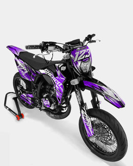 AUROPE - Kit deco SHERCO 50cc - Violet — vue 2