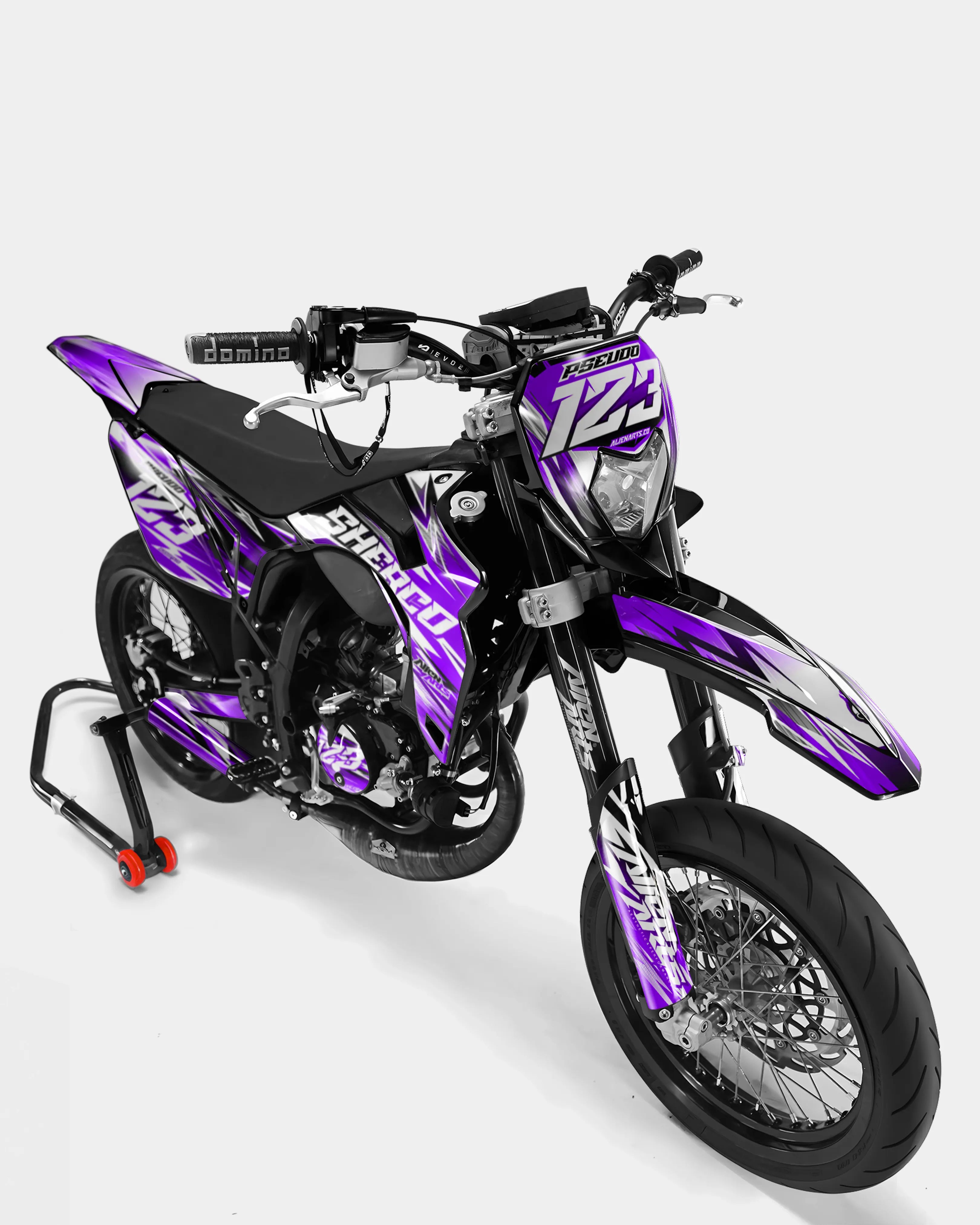 AUROPE - Kit deco SHERCO 50cc - Violet