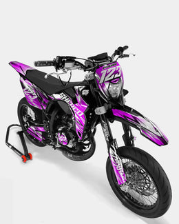 AUROPE - Kit deco SHERCO 50cc - Rose — vue 2