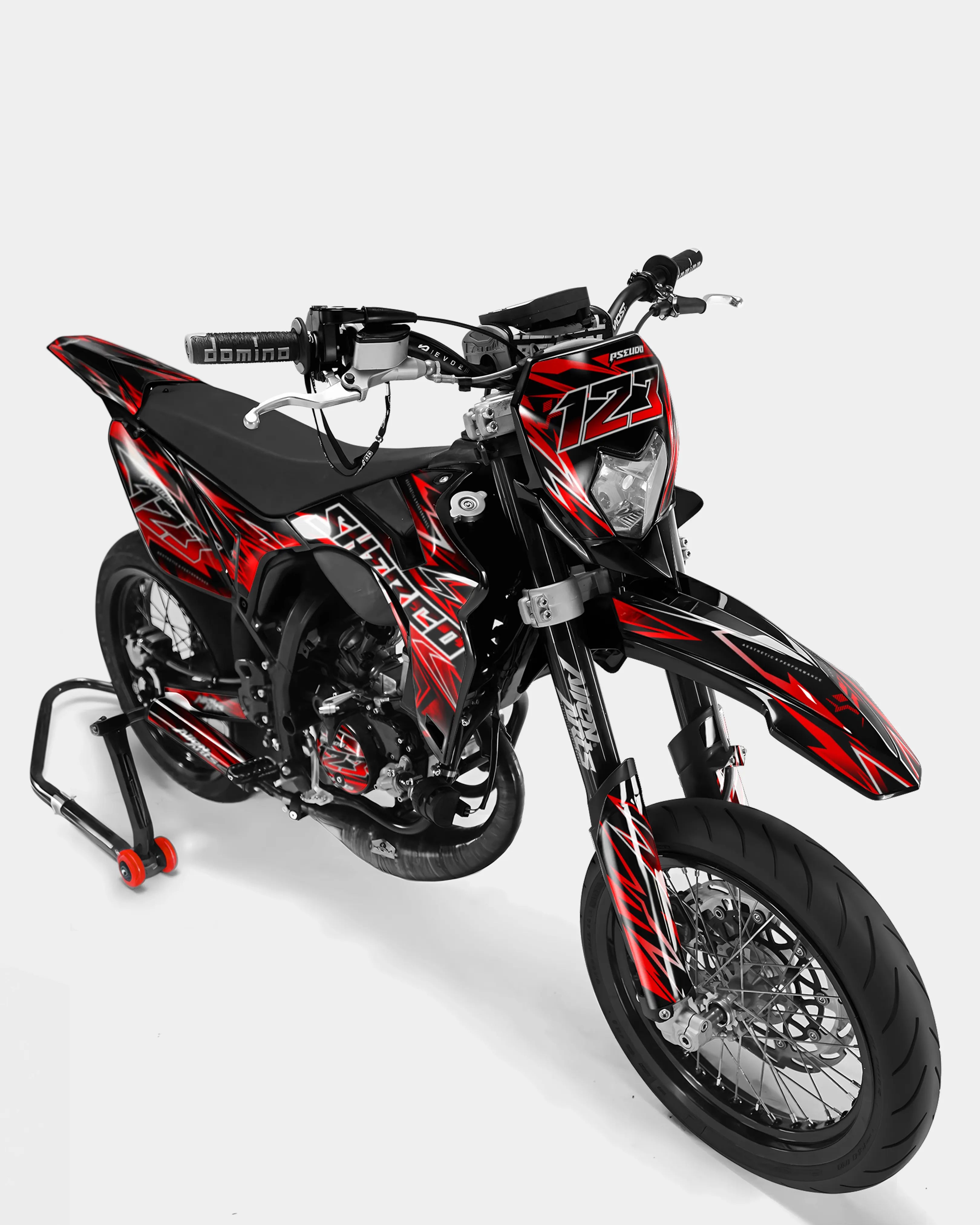 BRUME - Kit deco SHERCO 50cc - Rouge