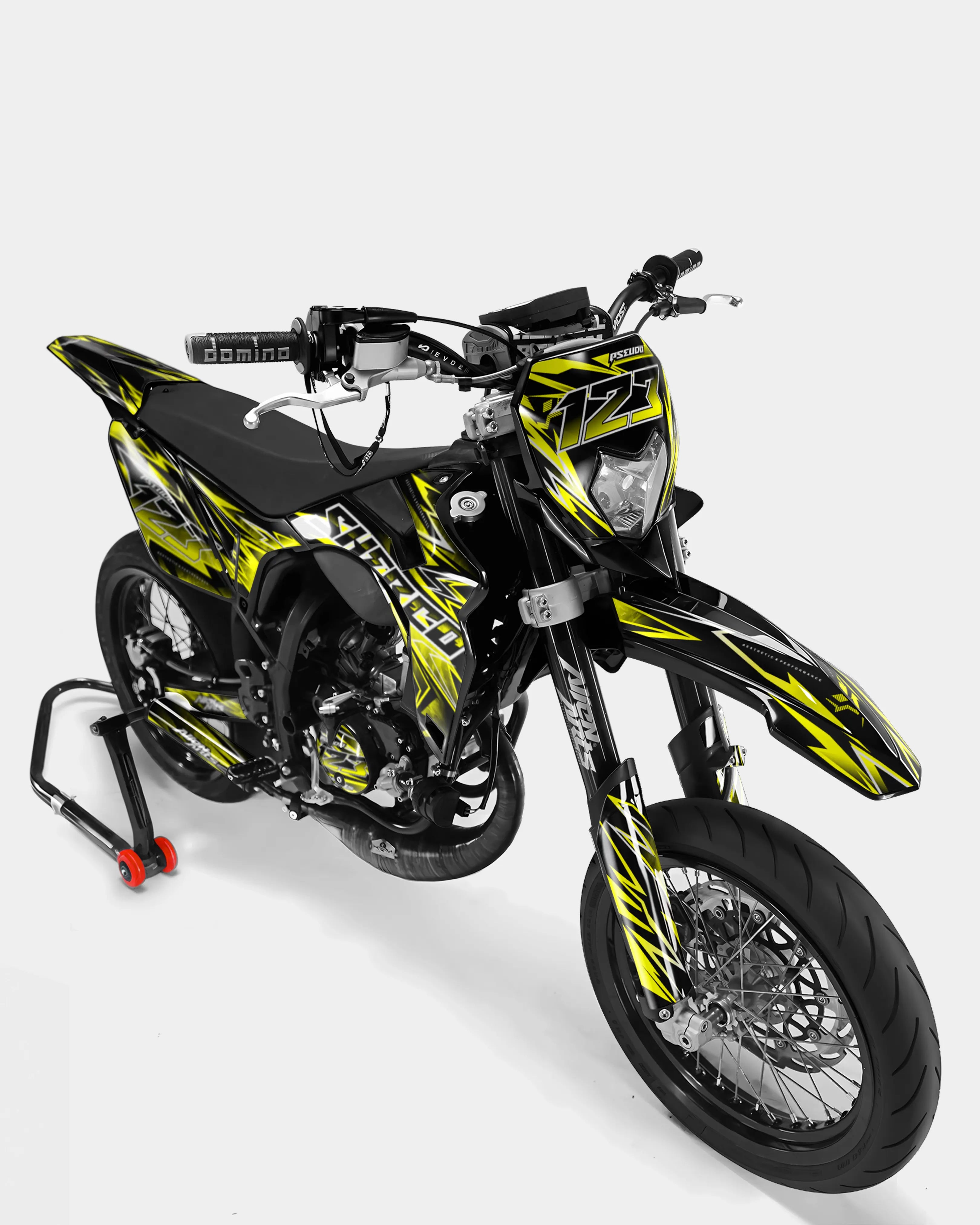 BRUME - Kit deco SHERCO 50cc - Jaune
