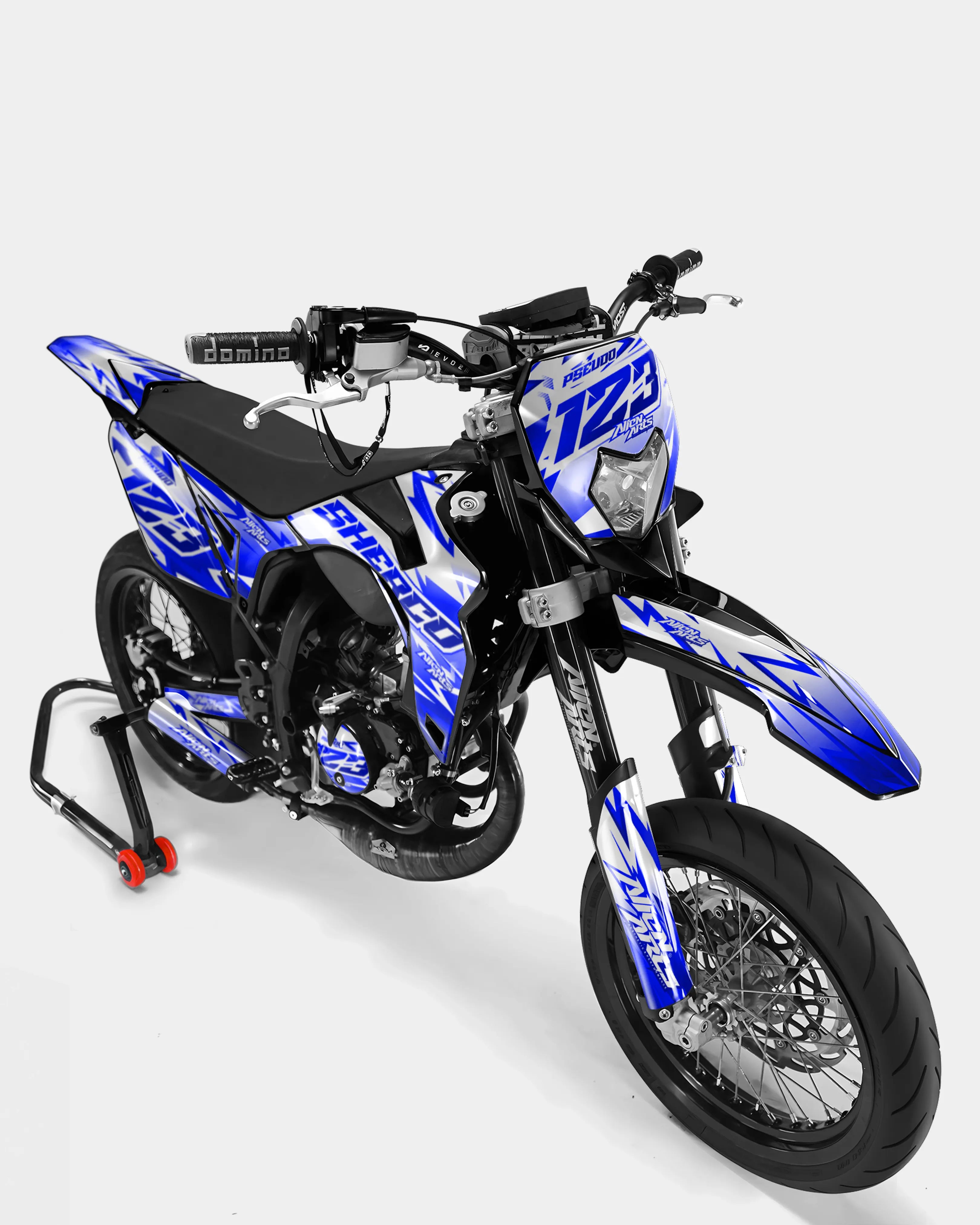 CALYPSO - Kit deco SHERCO 50cc - Bleu foncé