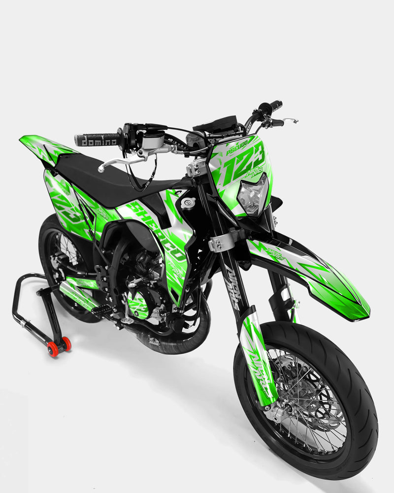 CALYPSO - Kit deco SHERCO 50cc - Vert