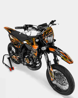 ECLAT - Kit deco SHERCO 50cc - Orange — vue 2