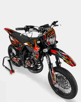 ECLAT - Kit deco SHERCO 50cc - Rouge — vue 2