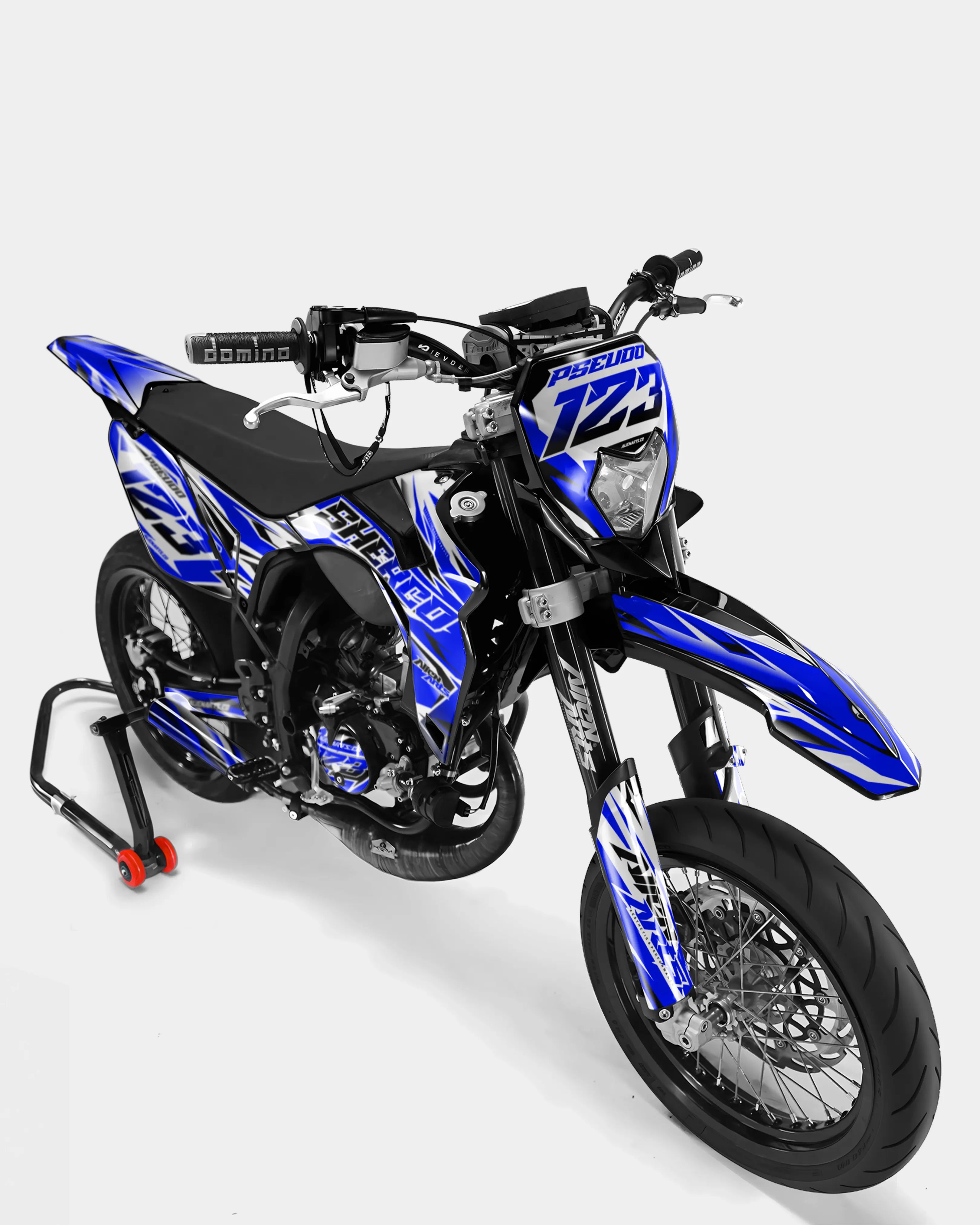 FABLE - Kit deco SHERCO 50cc - Bleu foncé