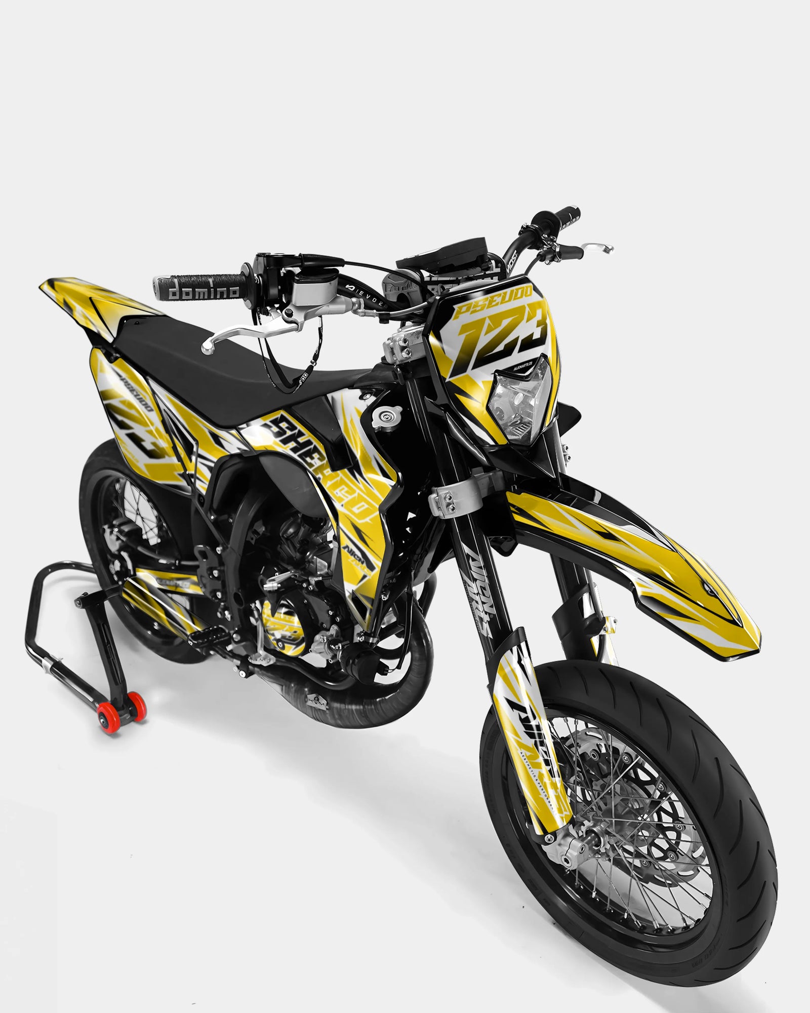 FABLE - Kit decorativo SHERCO 50cc - Amarillo oscuro
