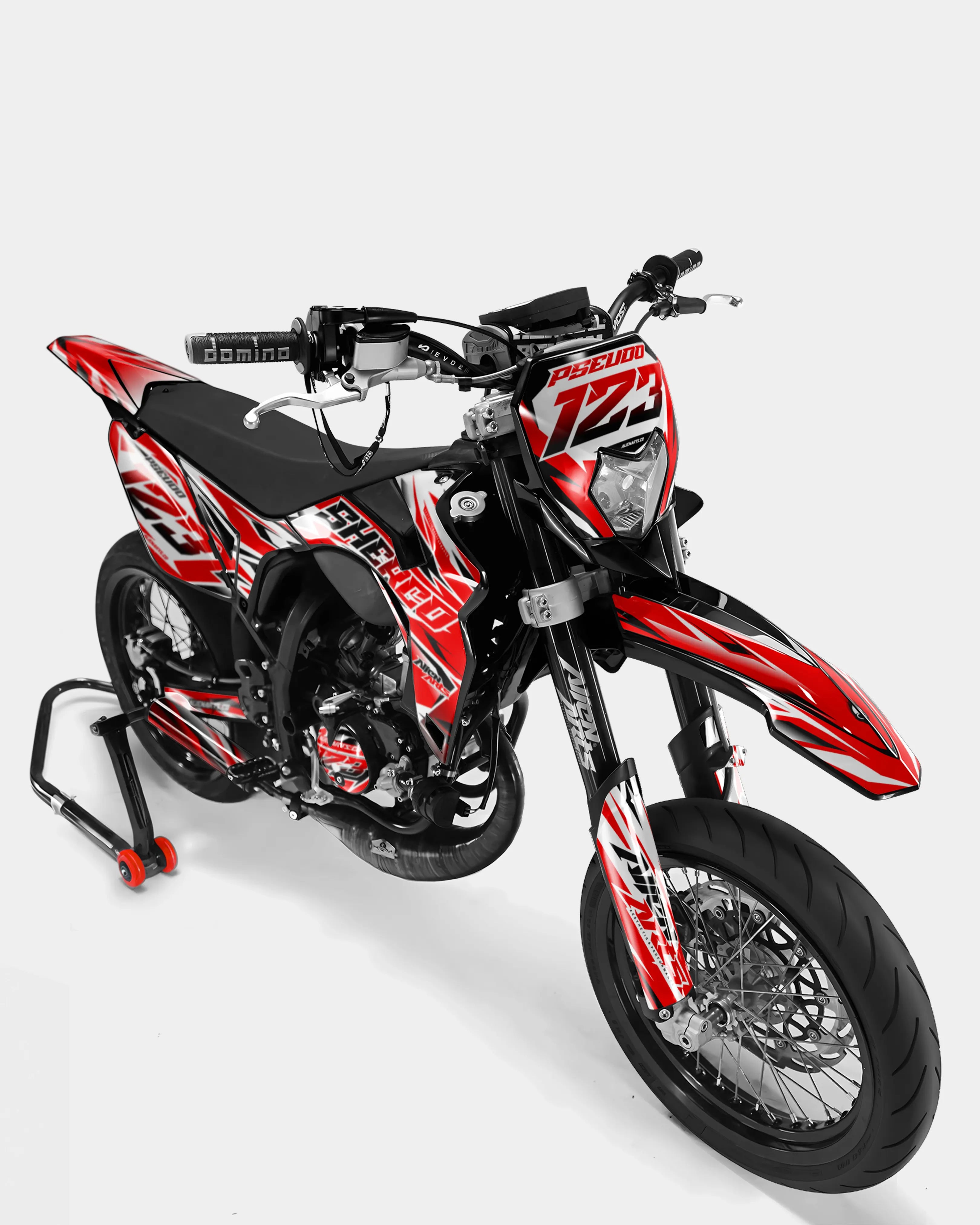 FABLE - Kit deco SHERCO 50cc - Rouge