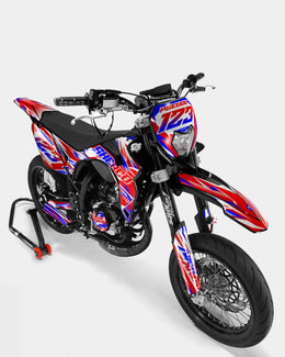 FABLE - Kit deco SHERCO 50cc - Rouge Bleu — vue 2