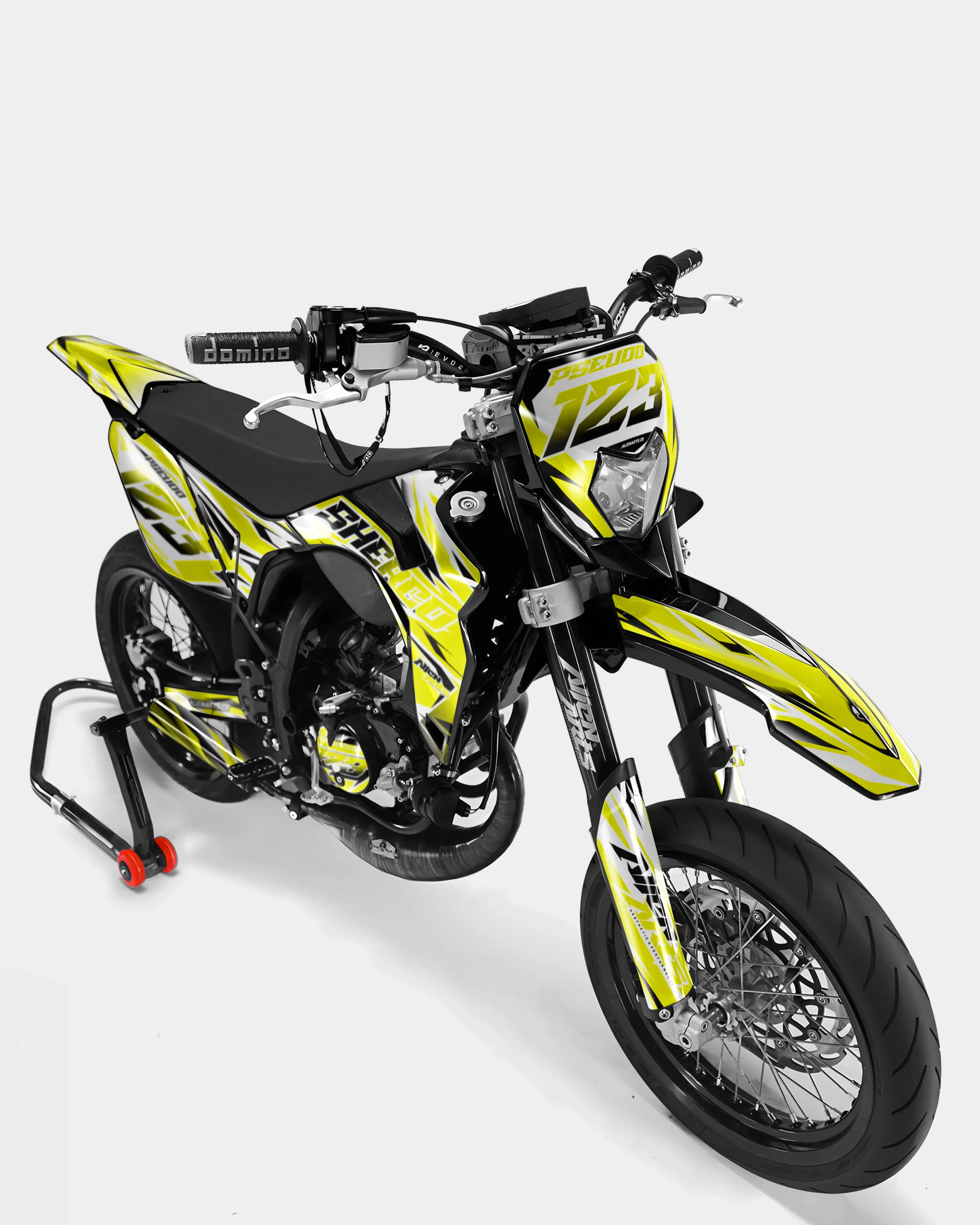 FABLE - Kit deco SHERCO 50cc - Jaune
