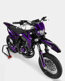 LINK – Dekorationsset SHERCO 50cc – Violett