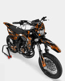 LISSE – Dekorationsset SHERCO 50cc – Orange