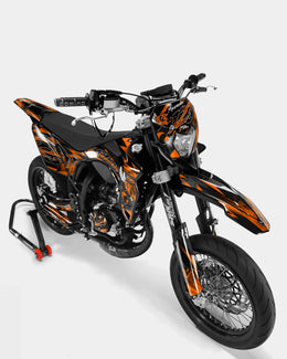 LISSE- Kit deco SHERCO 50cc - Orange — vue 2