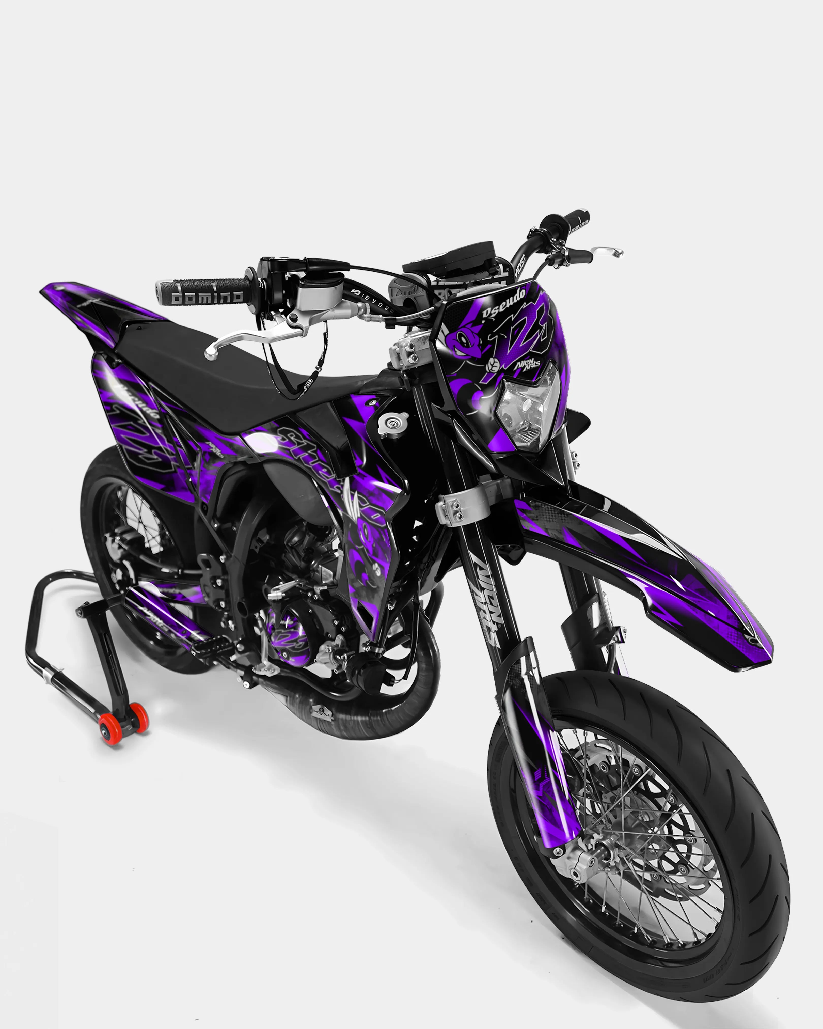 LISSE- Kit deco SHERCO 50cc - Violet