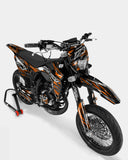 LUEUR- Kit deco SHERCO 50cc - Orange