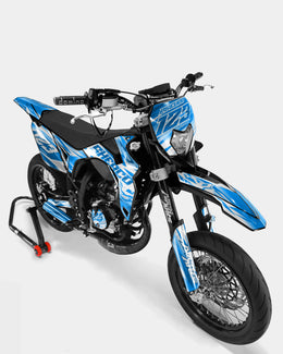 LUNIOR- Kit deco SHERCO 50cc - Bleu — vue 2