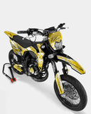 LUNIOR- Kit deco SHERCO 50cc - Jaune foncé