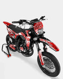 LUNIOR- Kit deco SHERCO 50cc - Rouge