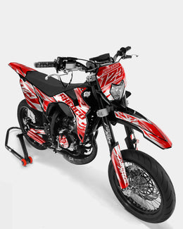LUNIOR- Kit deco SHERCO 50cc - Rouge — vue 2