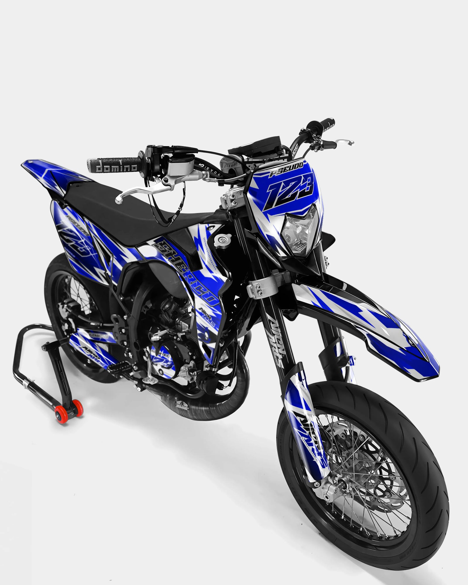 ONYX - Kit deco SHERCO 50cc - Bleu foncé