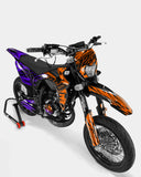 PAENO - Kit deco SHERCO 50cc - Orange Violet