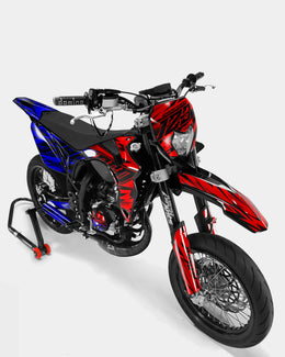 PAENO - Kit deco SHERCO 50cc - Rouge Bleu — vue 2