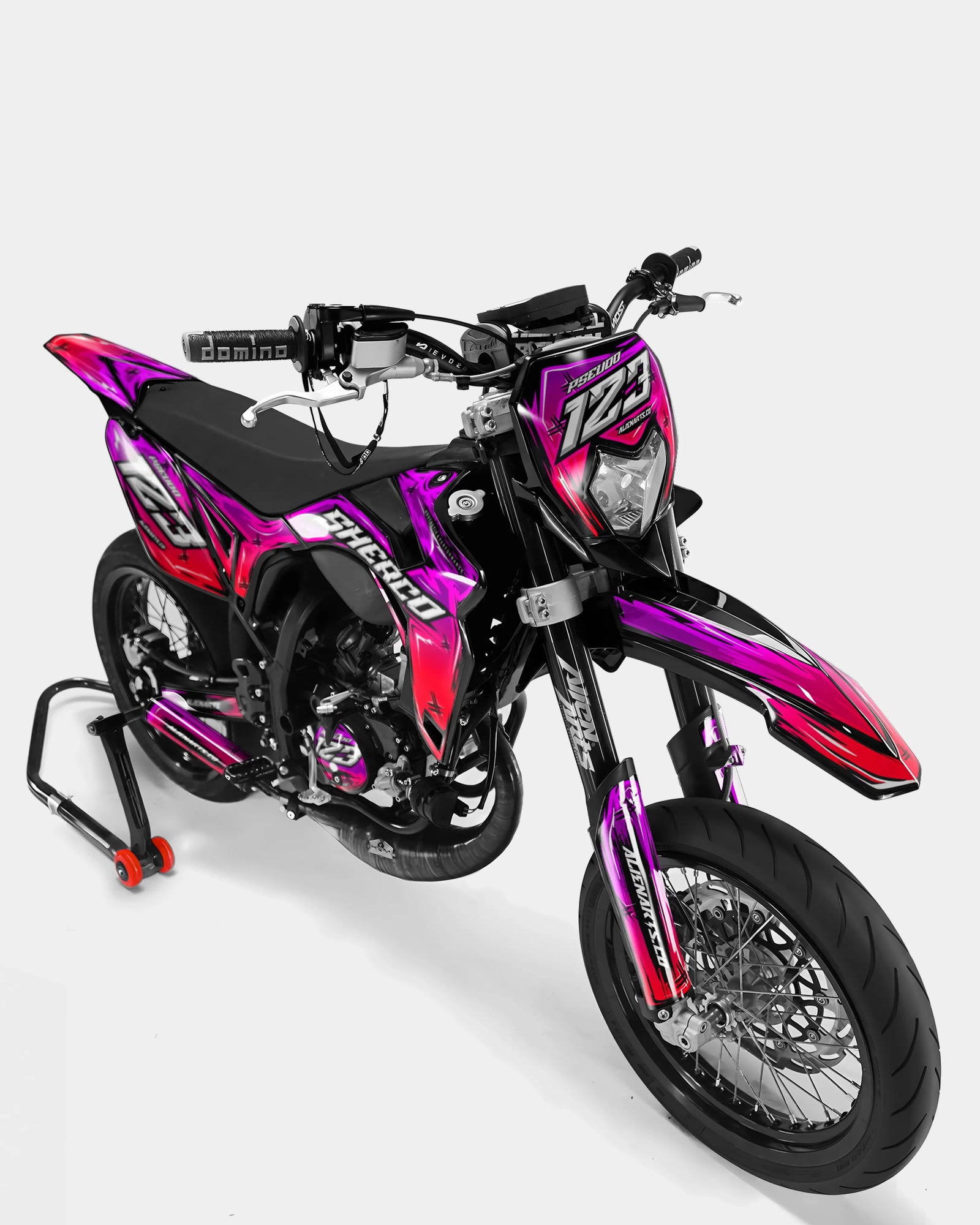 PAVO - Dekorationsset SHERCO 50cc - Rosa