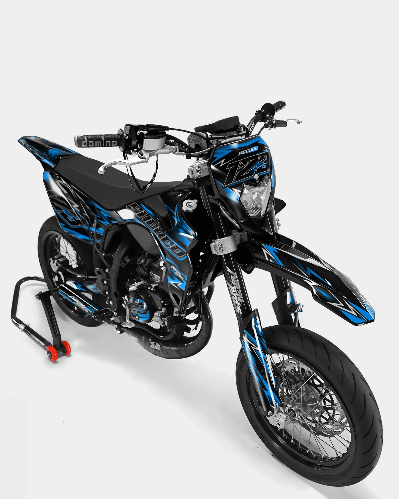 PIQUE - Dekorationsset SHERCO 50cc - Blau