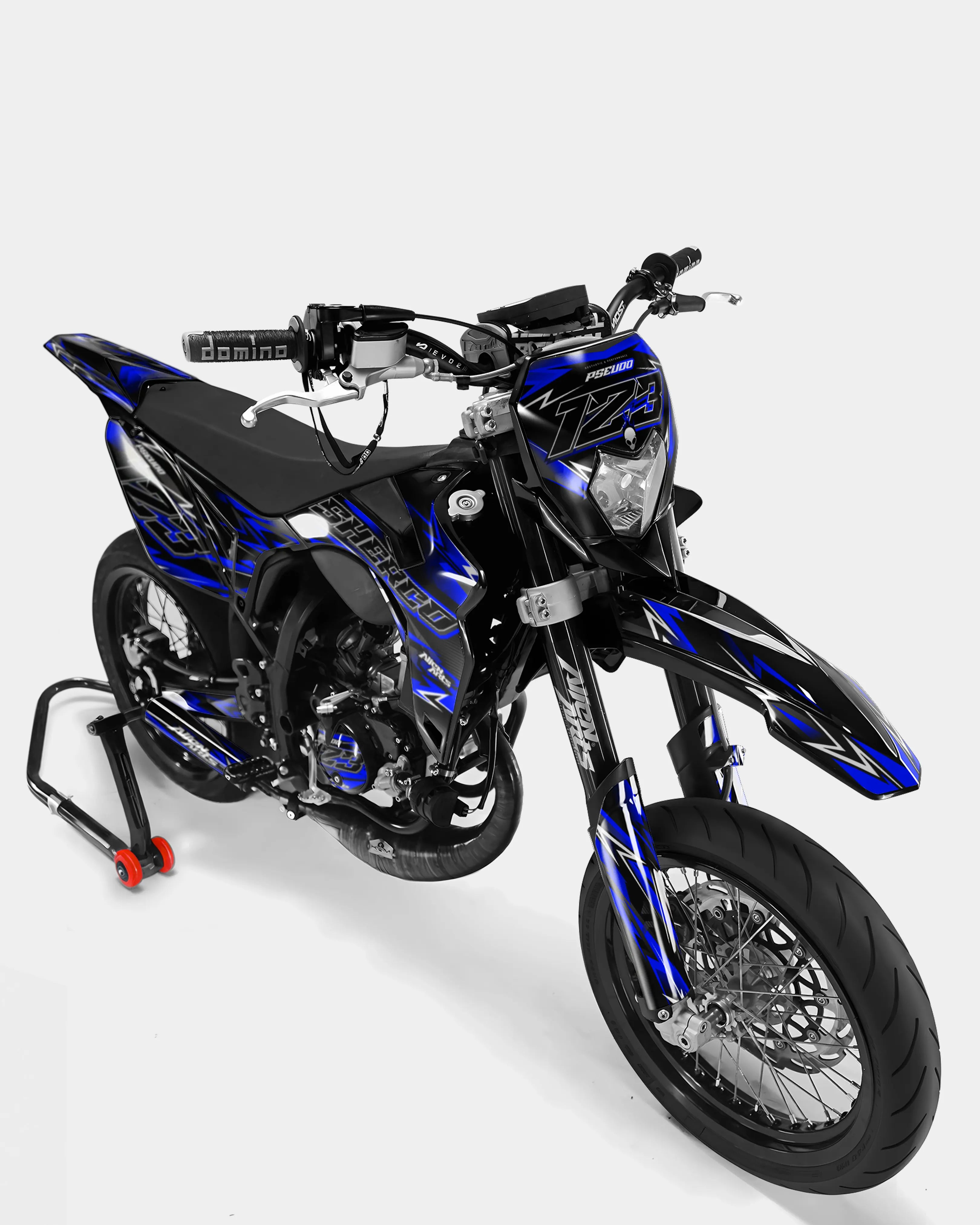 PIQUE - Decoratieset SHERCO 50cc - Donkerblauw