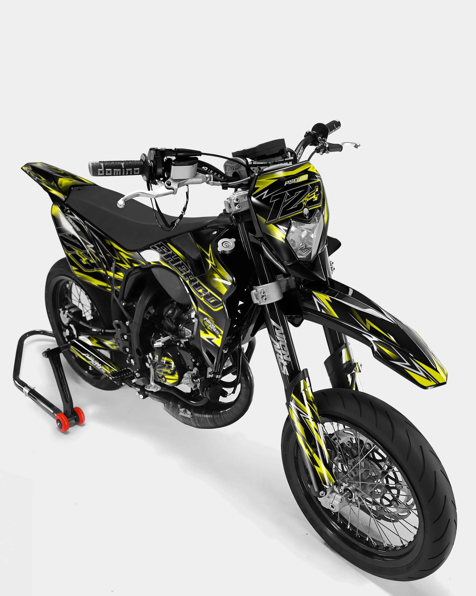 PIQUE - Dekorationsset SHERCO 50cc - Gelb