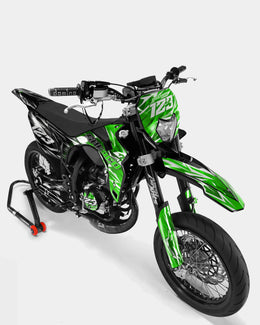 PLUME - Kit deco SHERCO 50cc - Vert — vue 2