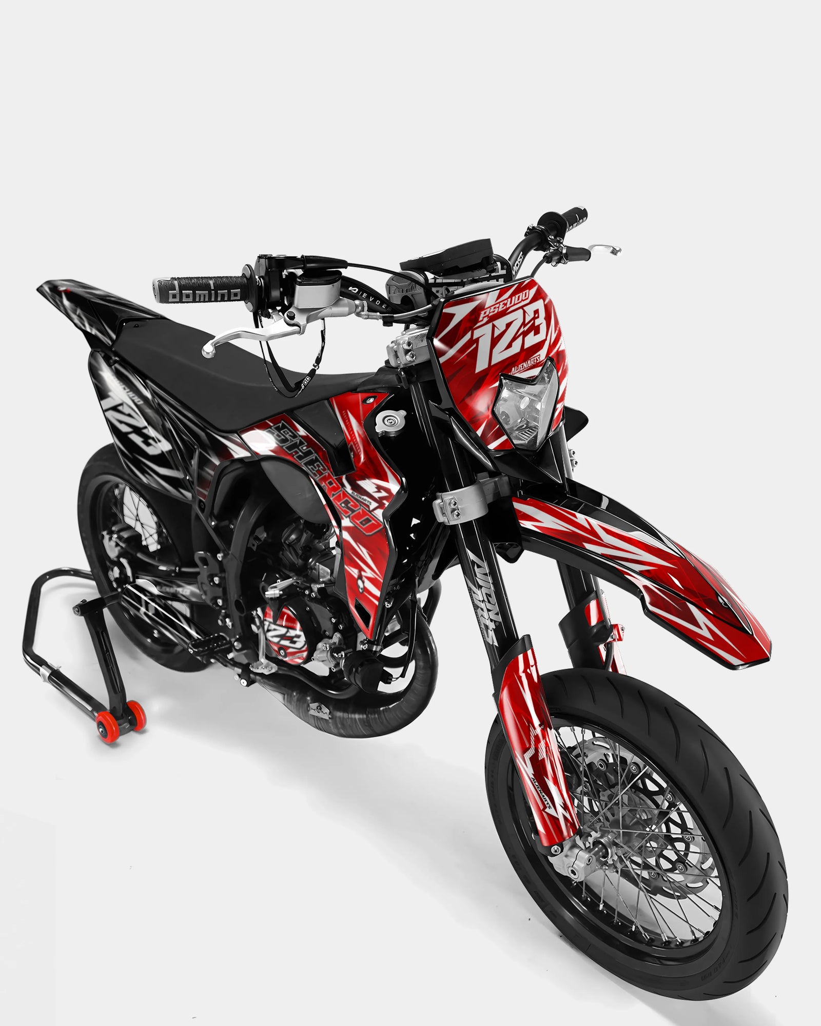 PLUME - Decoratieset SHERCO 50cc - Rood