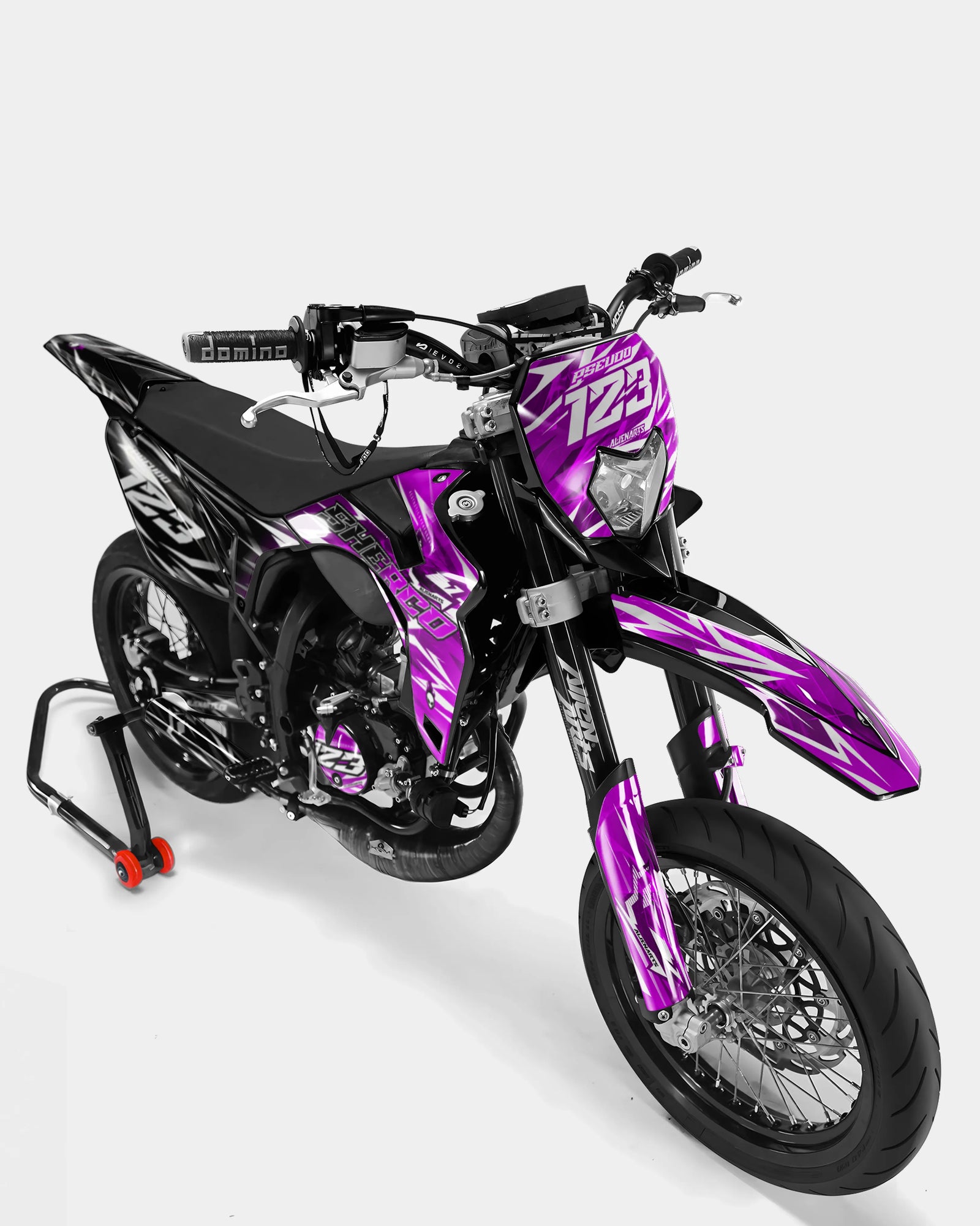 PLUME – Dekorationsset SHERCO 50cc – Rosa