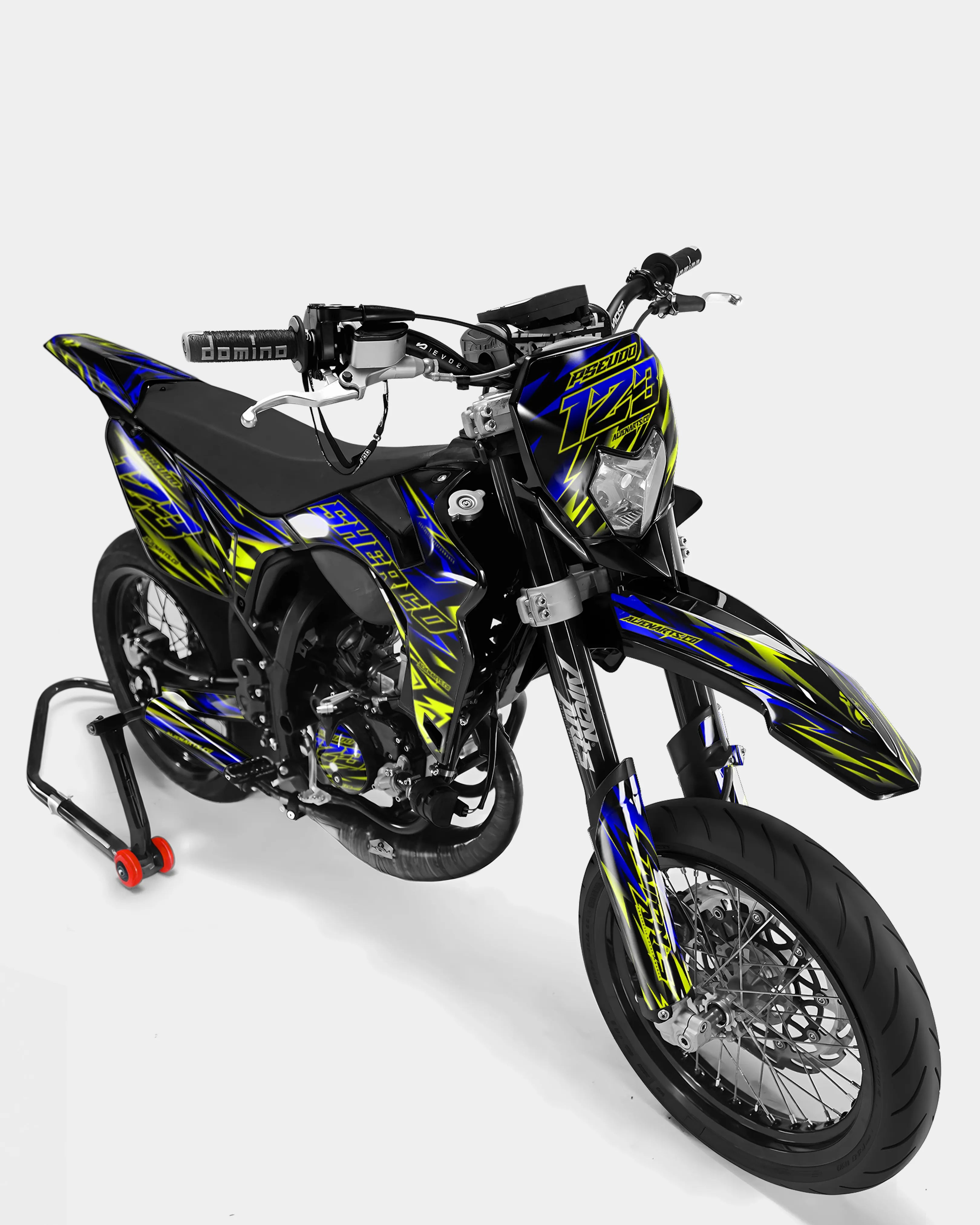 SORAE - Kit deco SHERCO 50cc - Bleu foncé