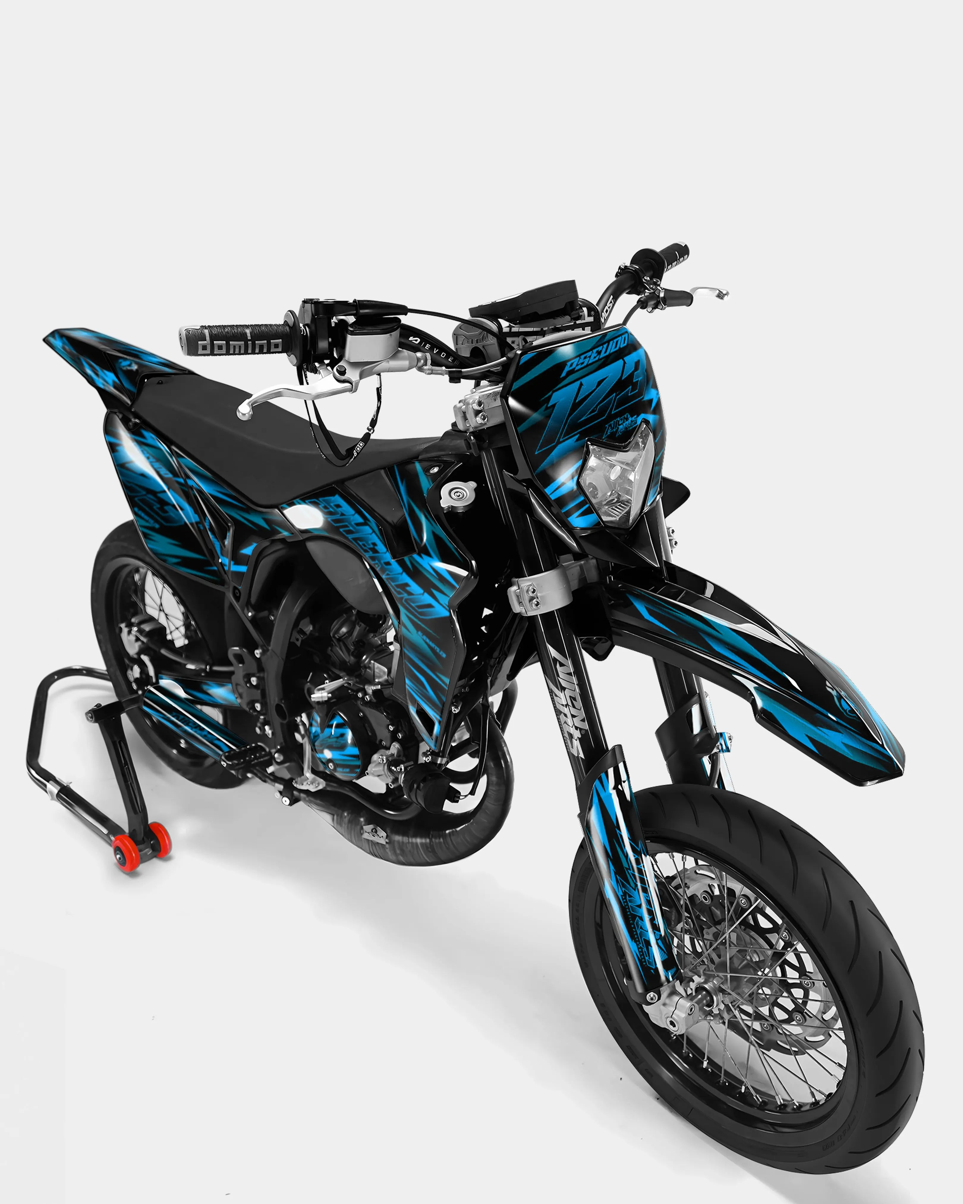 SUJAK - Kit deco SHERCO 50cc - Bleu