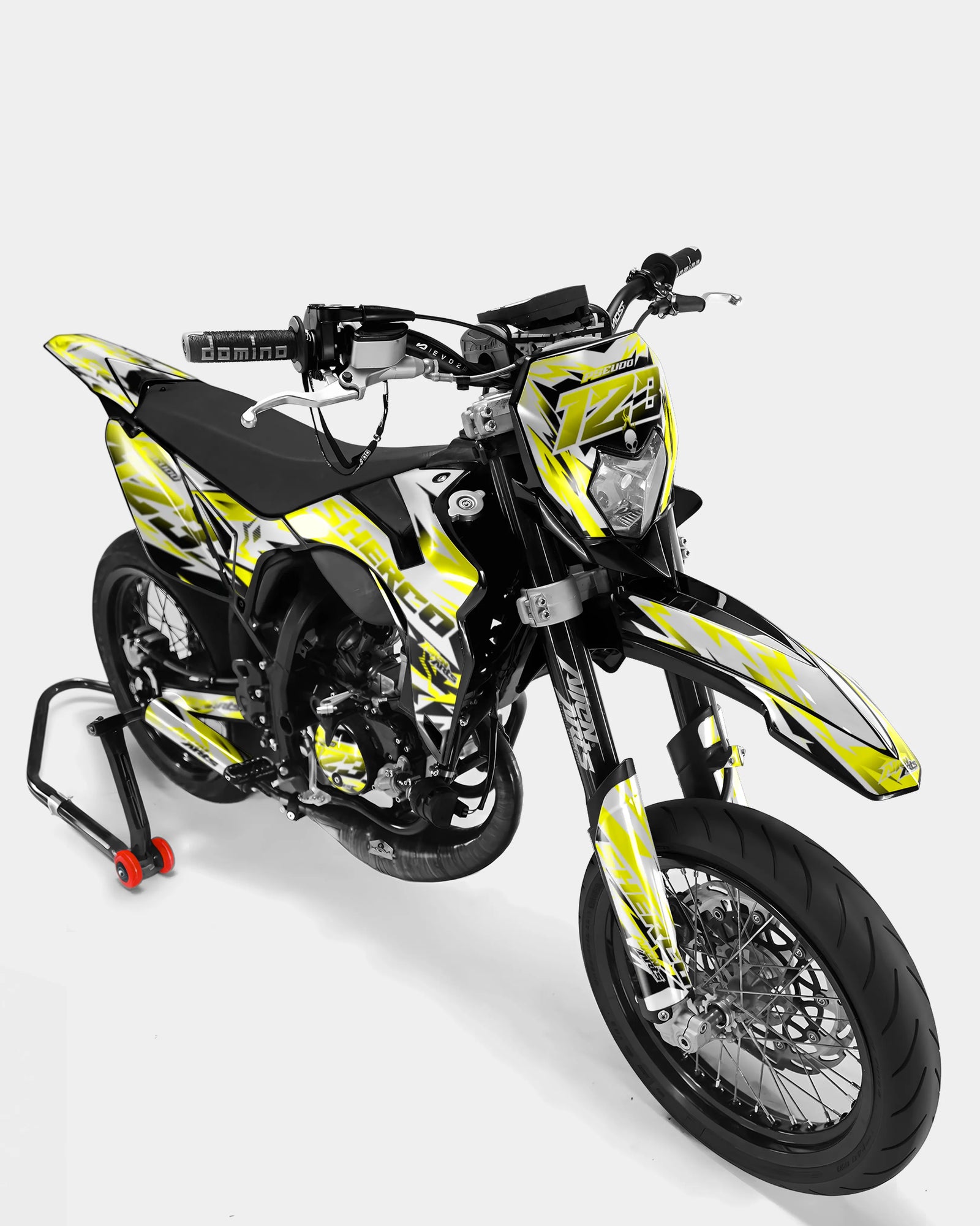 VESTA - Dekorationsset SHERCO 50cc - Gelb