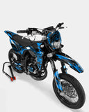 ZÉPHYR - Kit deco SHERCO 50cc - Bleu