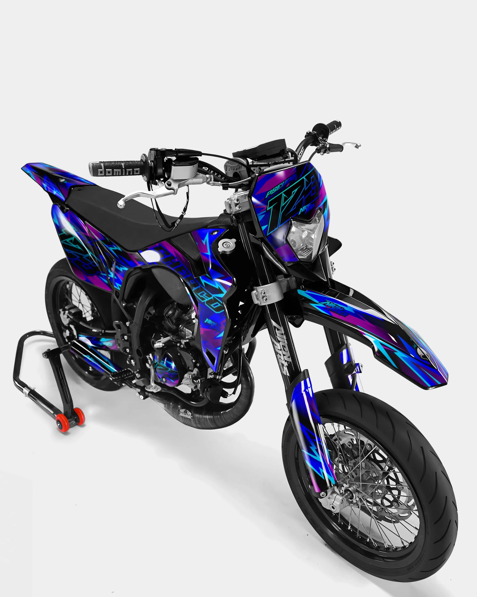 ZÉPHYR - Kit decorativo SHERCO 50cc - Blu Rosa