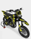 ZÉPHYR - Kit deco SHERCO 50cc - Jaune