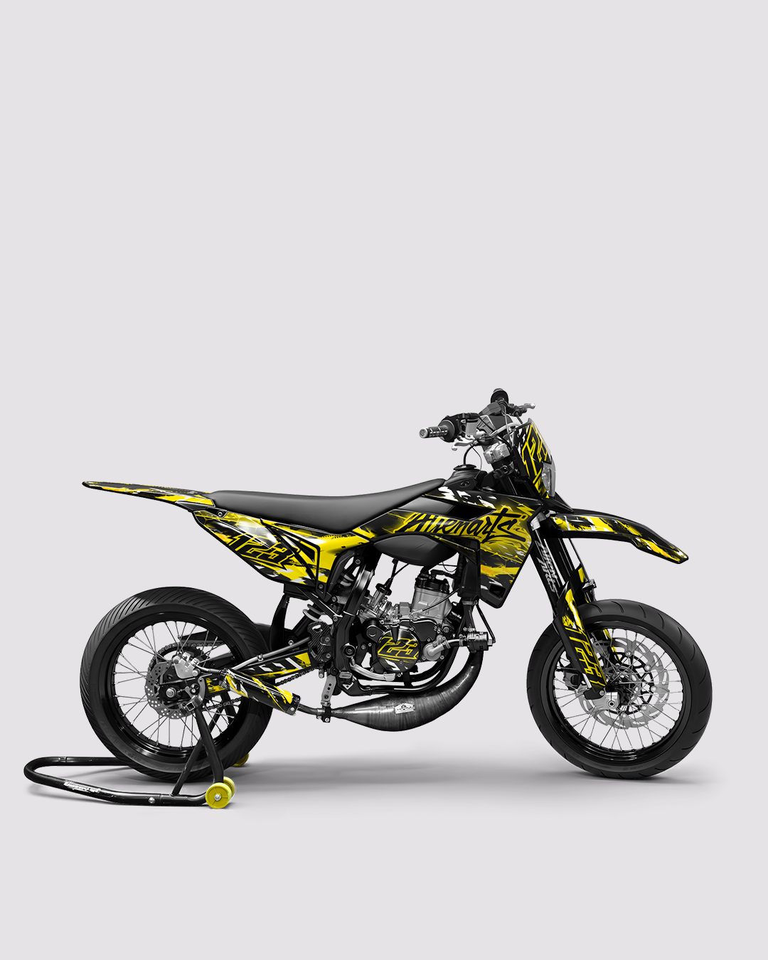 ROGUE - Kit deco SHERCO 50cc - Jaune — vue de côté