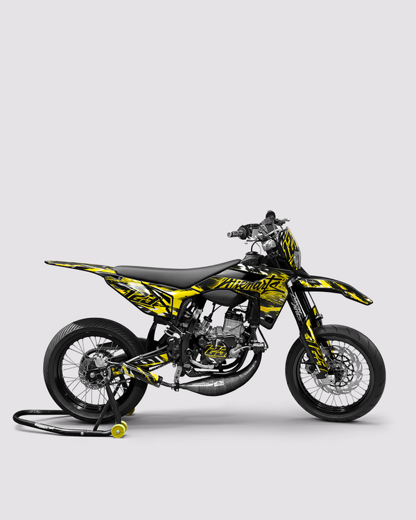 ROGUE - Kit deco SHERCO 50cc - Jaune — vue de côté