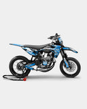 AUROPE - Dekorationsset SHERCO 50cc - Blau