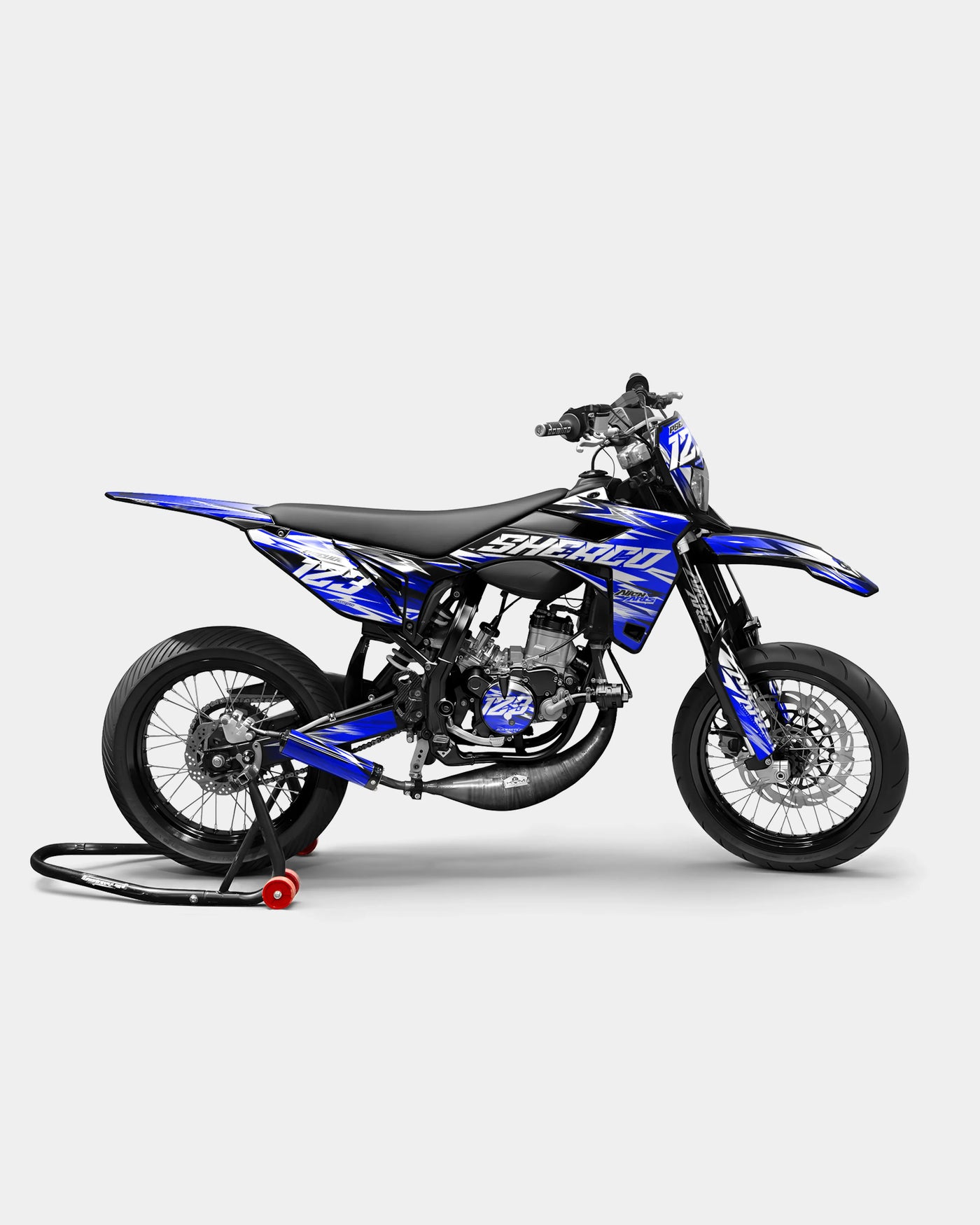 AUROPE - Dekorationsset SHERCO 50cc - Dunkelblau