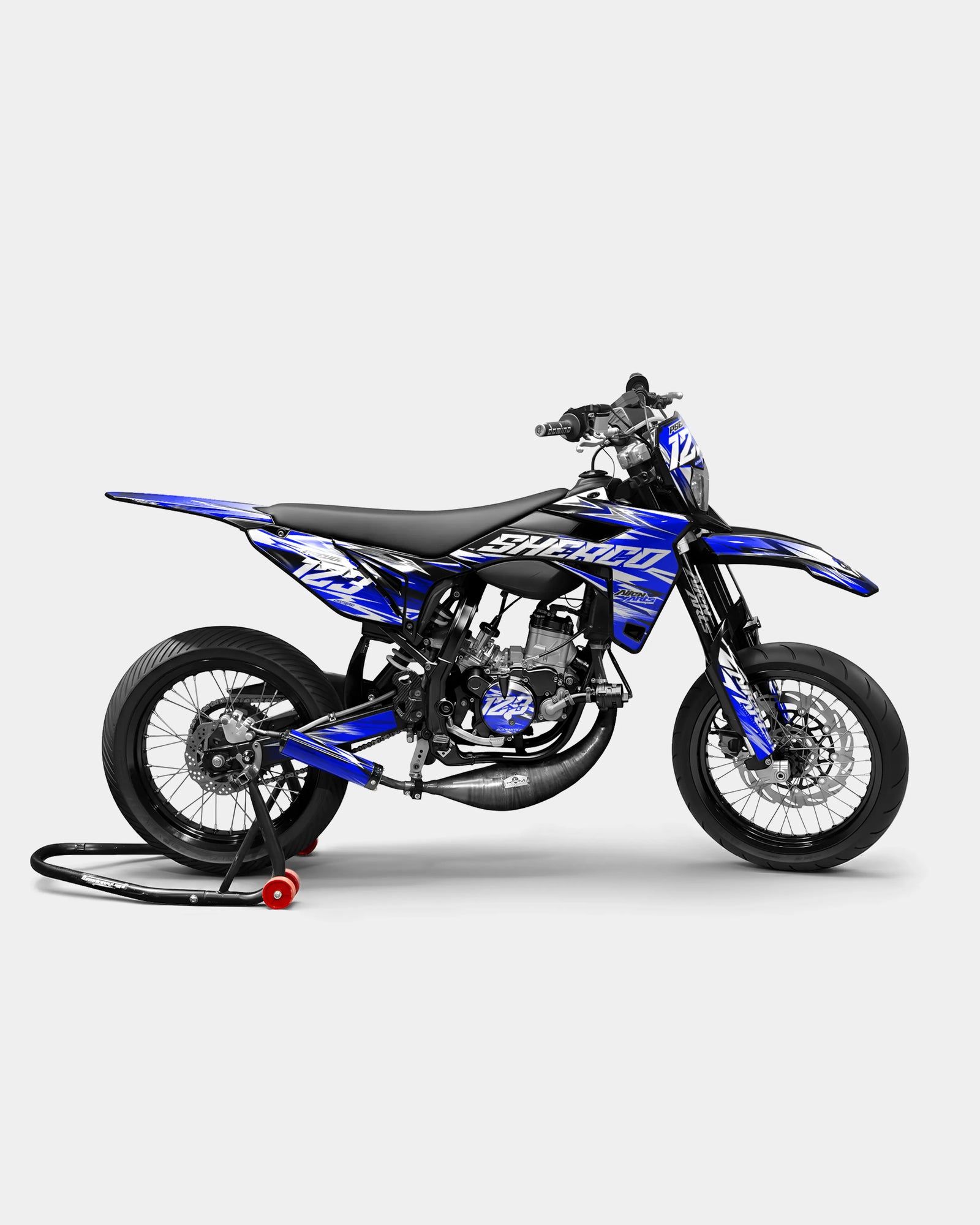 AUROPE - Kit deco SHERCO 50cc - Bleu foncé