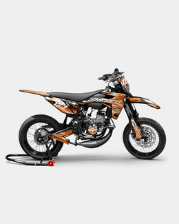 AUROPE - Kit deco SHERCO 50cc - Orange — vue 1